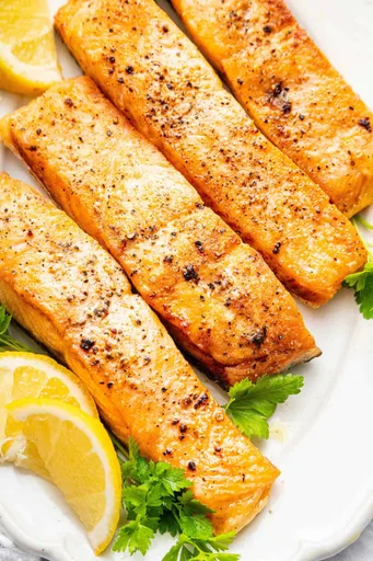 Frozen Salmon in the Air Fryer