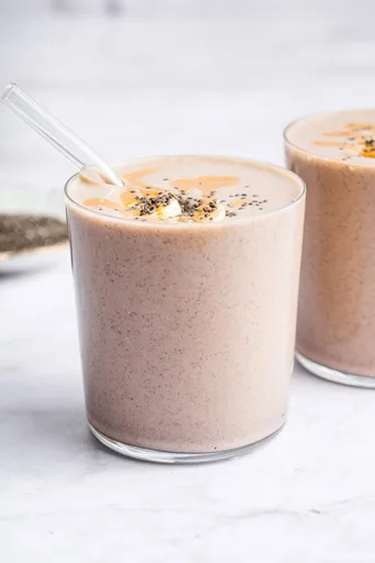 Batido de plátano y crema de cacahuete