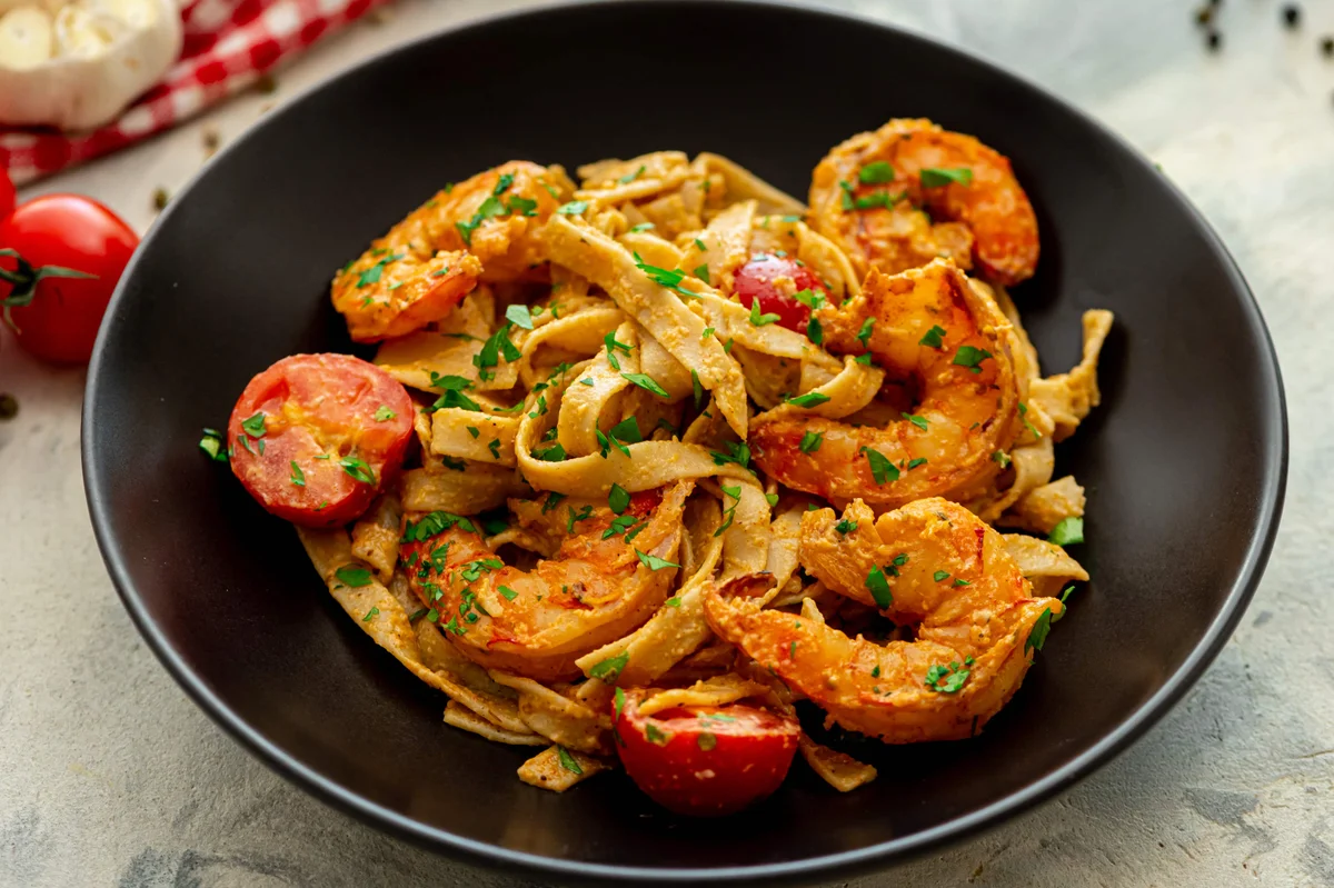 Spicy Cajun Shrimp Pasta