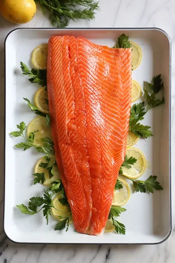 Receta de salmón al horno