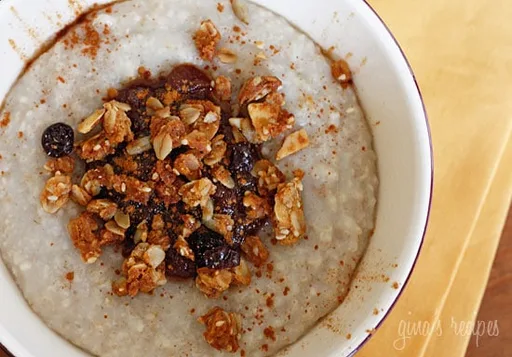 Avena especiada con manzana y canela