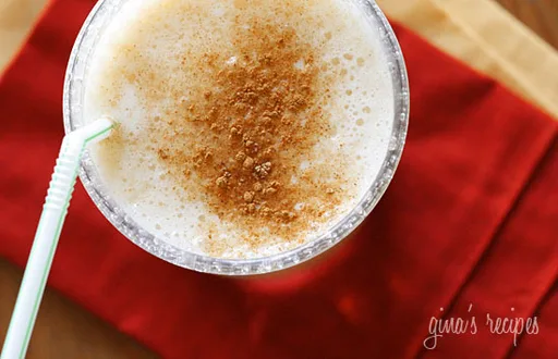 Batido saludable de calabaza y avena