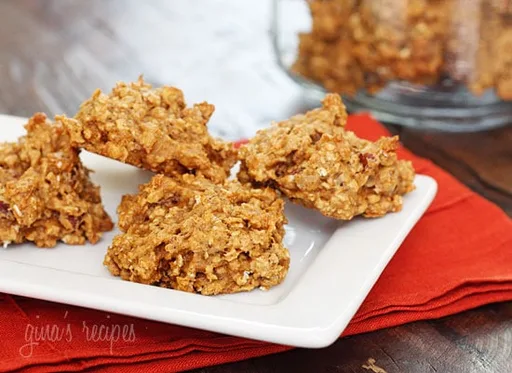 Pumpkin Spiced Oatmeal Pecan Cookies