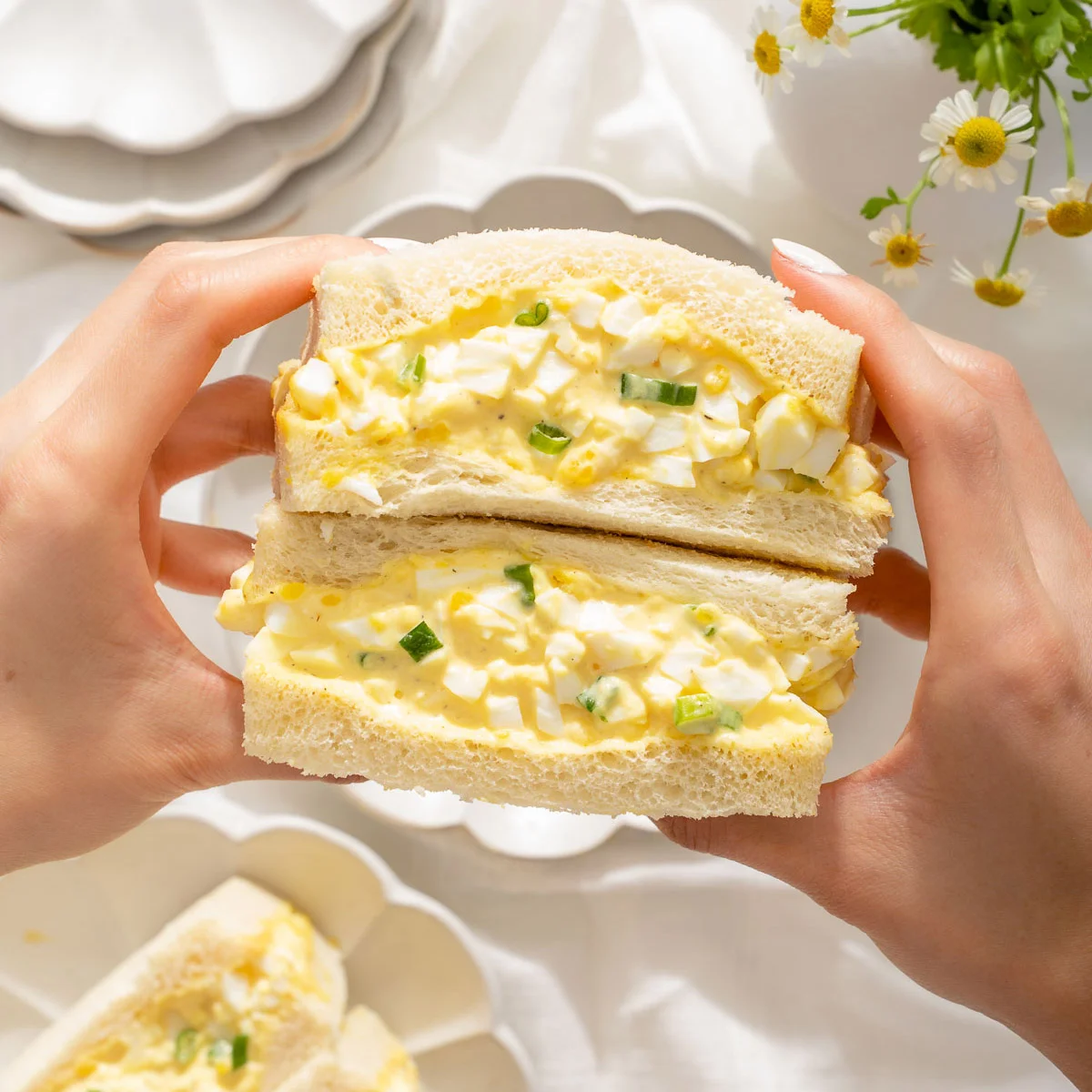 Sándwich de huevo japonés (Tamago Sando)