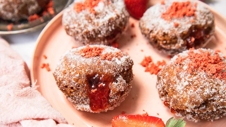 Jam-Packed Strawberry Donuts Recipe