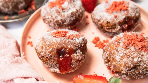 Jam-Packed Strawberry Donuts Recipe