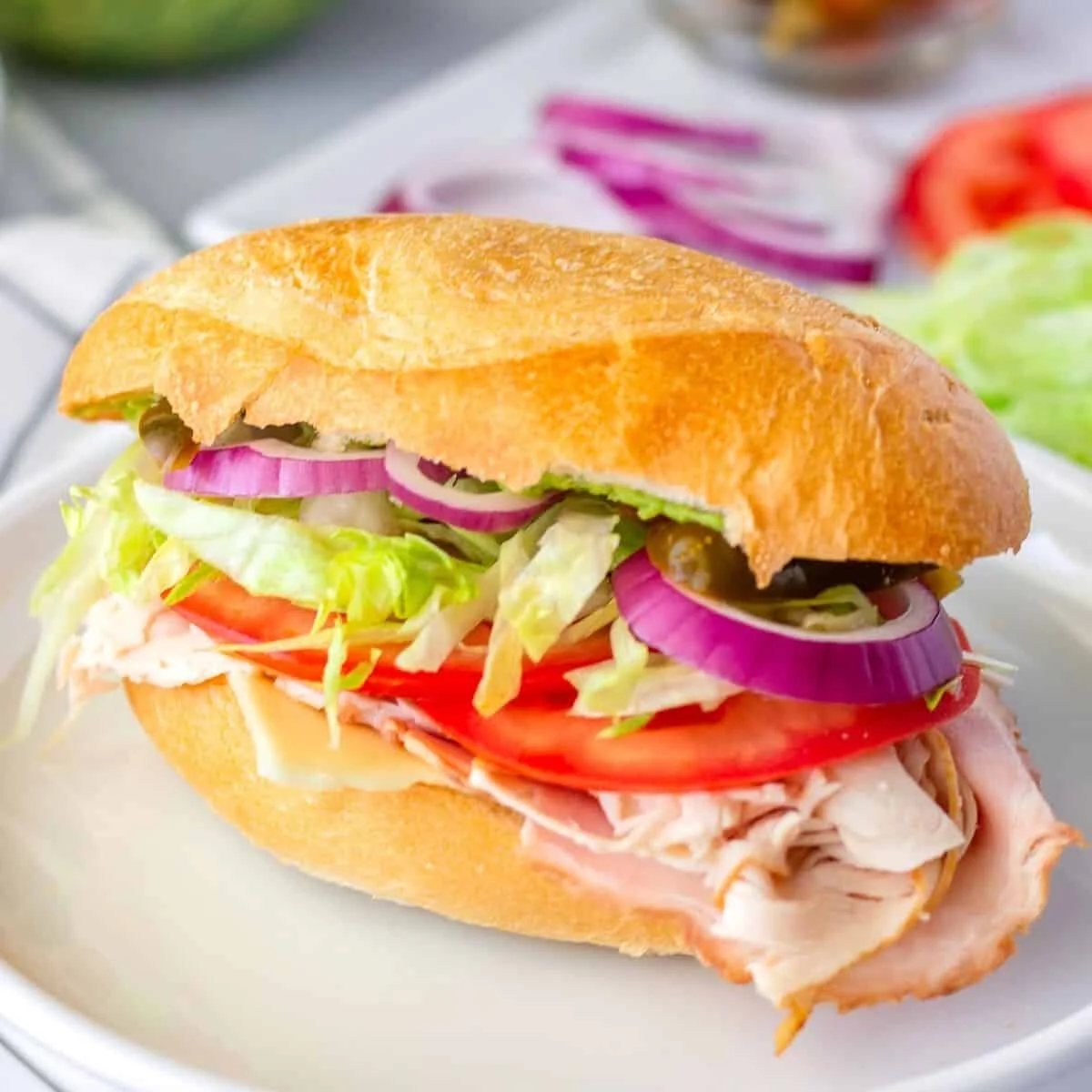 Lonche de Jamón- Mexican Sub Sandwich