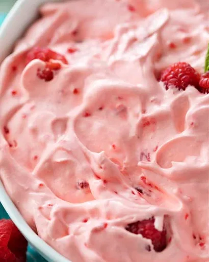 Raspberry Fluff Jello Salad