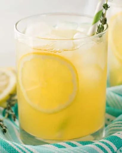 Summer Peach Homemade Lemonade Recipe