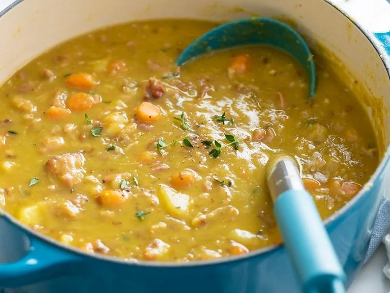 Sopa de ervilha partida
