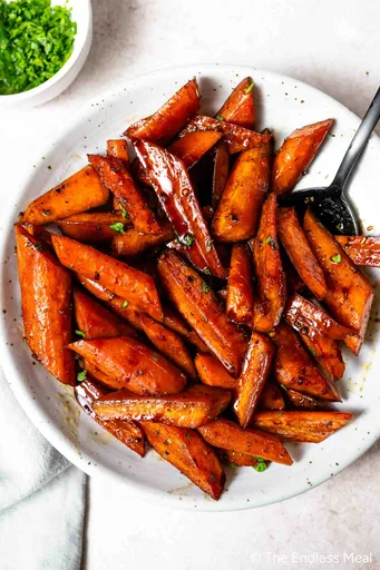 Receta de zanahorias asadas al balsámico