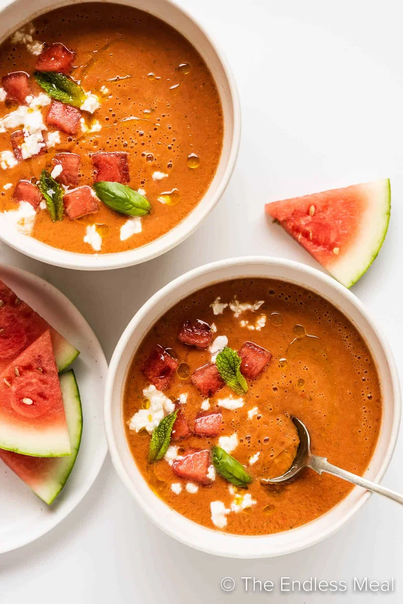 Watermelon Gazpacho Recipe