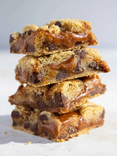 Barritas de Galleta con Caramelo