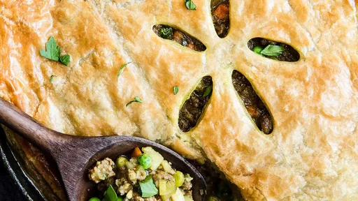 Lamb and Mint Pie