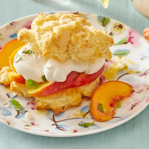 Peaches and Cream Shortcakes