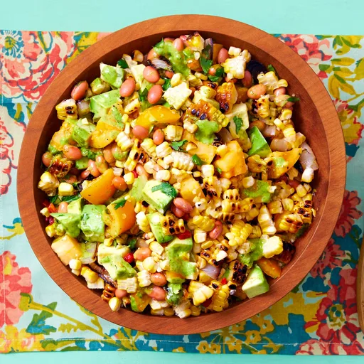 Grilled Corn Salad with Cilantro Vinaigrette