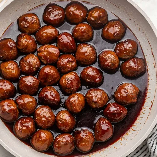 4 Ingredient Grape Jelly Meatballs