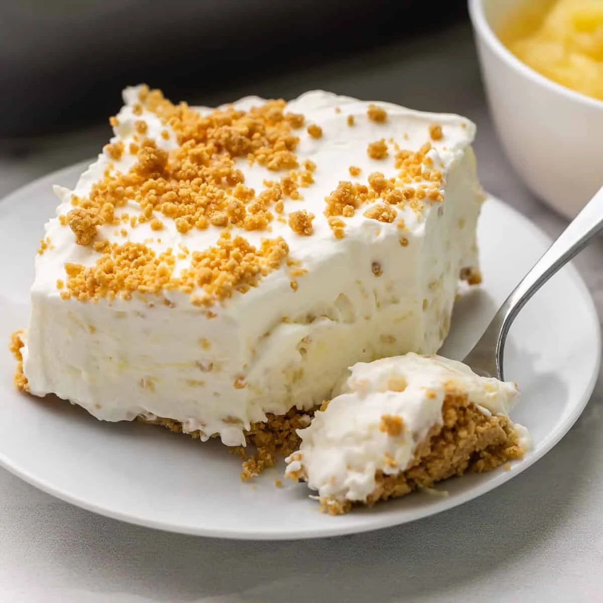 Mom's No Bake Pineapple Dessert