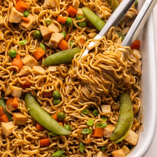 Teriyaki Chicken Ramen Bake