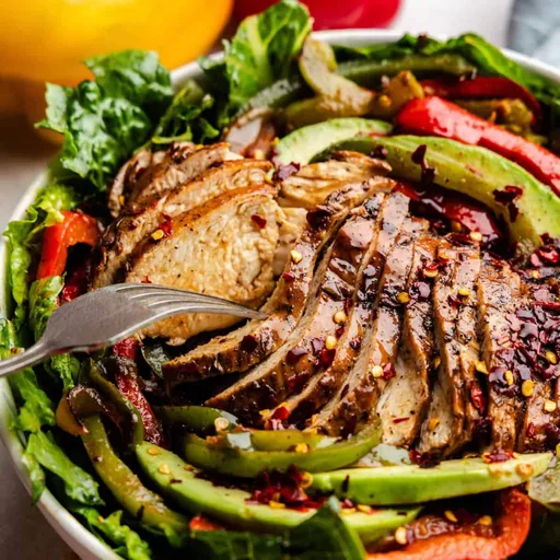 Ensalada de Fajitas de Pollo