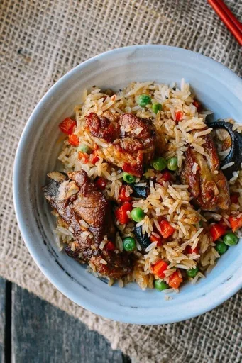 Costillas con arroz