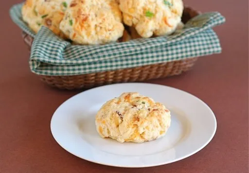 Bacon Cheddar Drop Biscuits