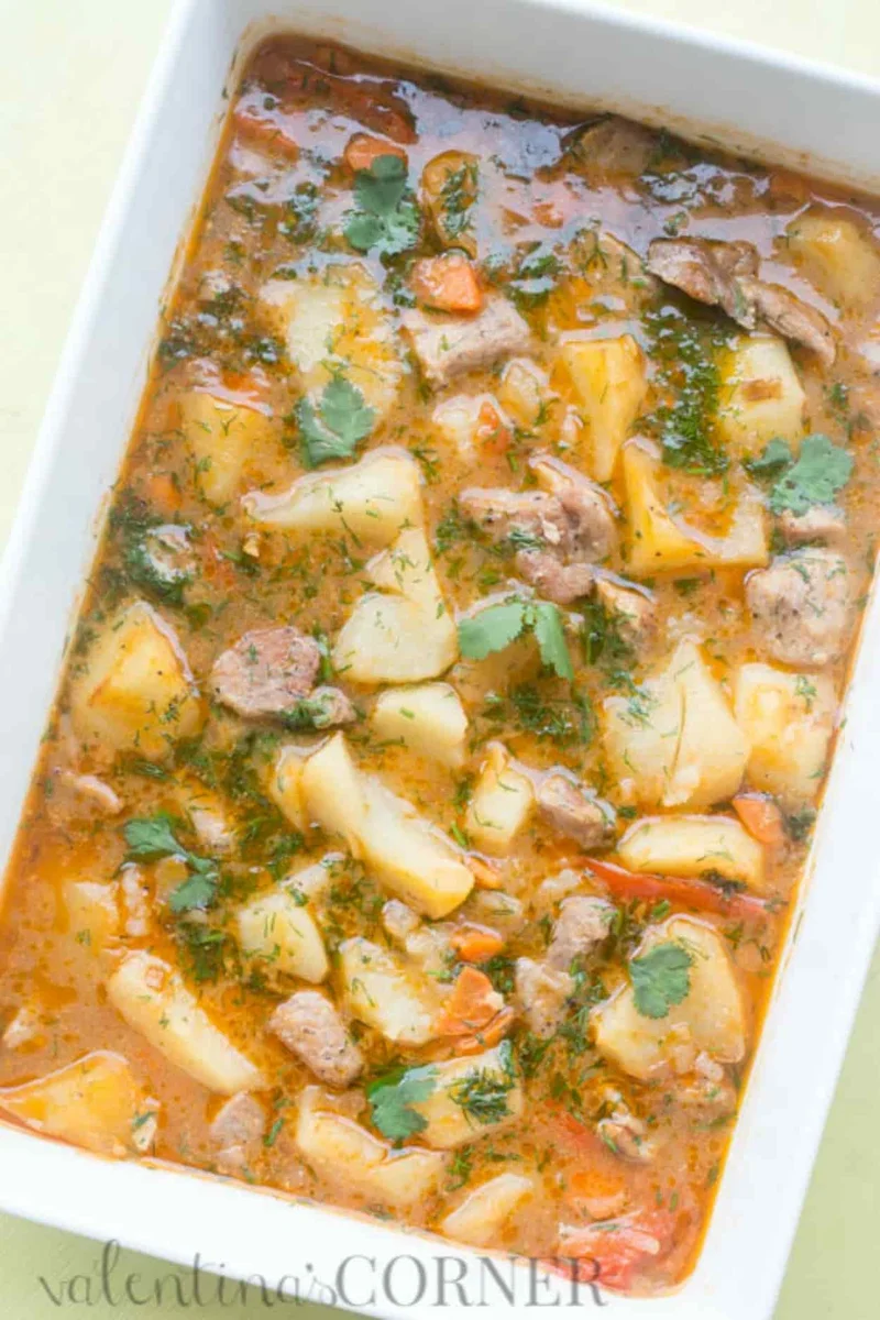 Baked Braised Potatoes