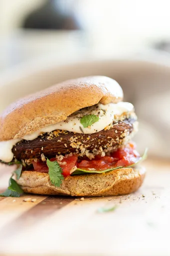 Vegan Portobello Mushroom Burgers
