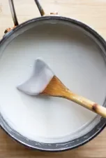 Sweetened Coconut Milk for Vietnamese Desserts (Nuoc Cot Dua An Che)