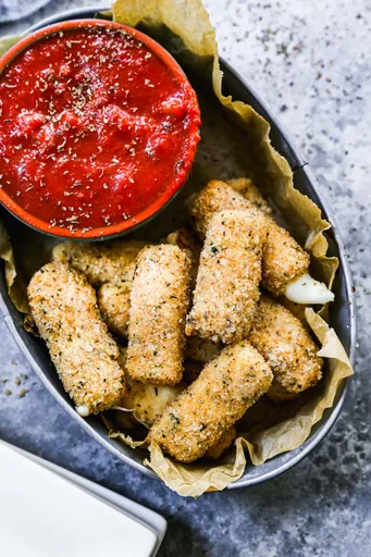 Bastoncillos de Mozzarella en Freidora de Aire