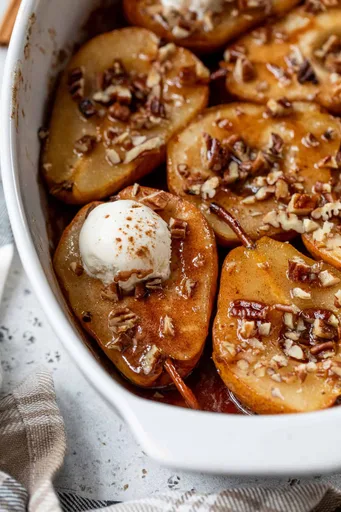 Peras al horno