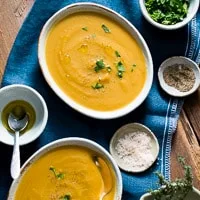 Butternut Squash Soup with (or without) Truffle Oil