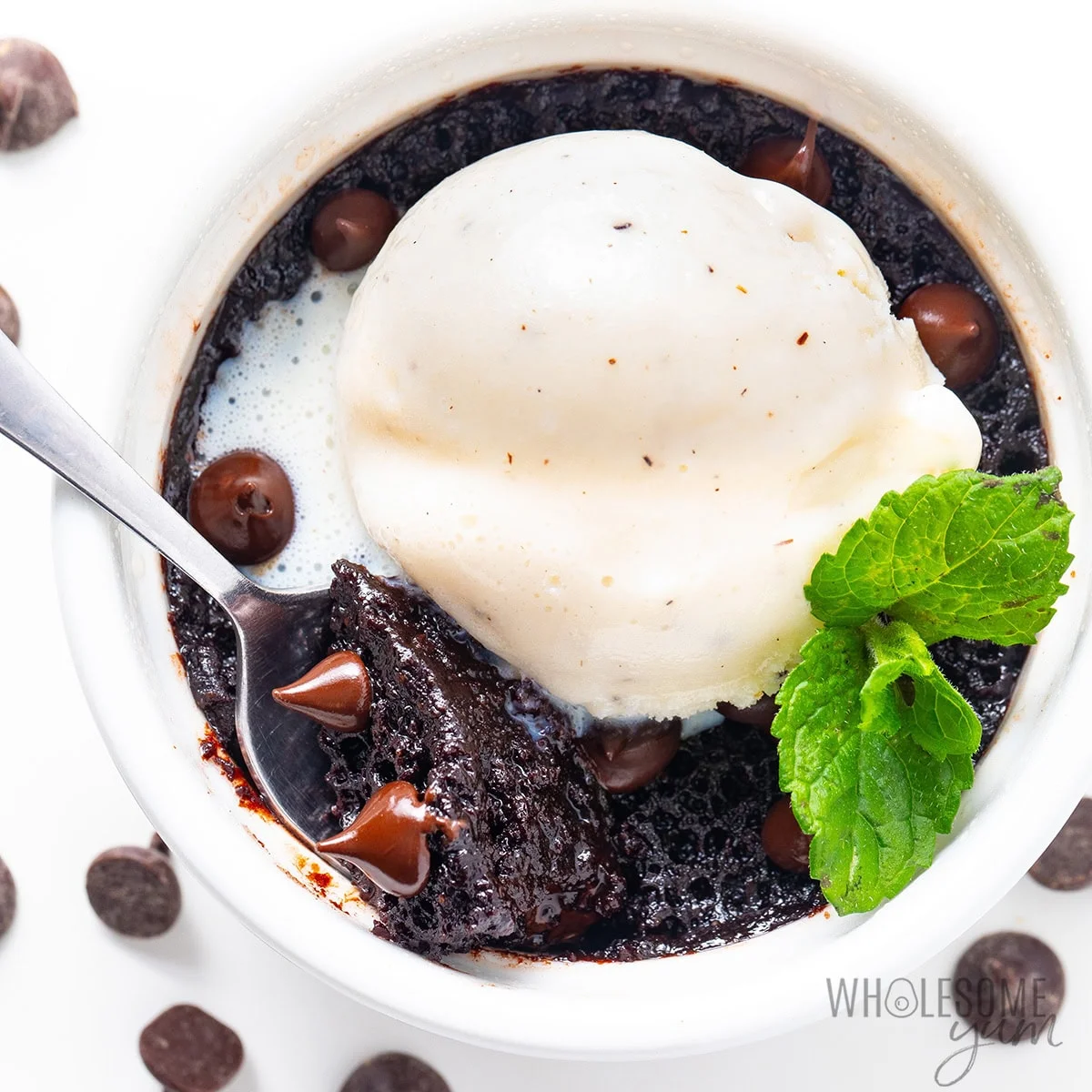 Mug Brownie (Healthy Dessert in 3 Minutes)