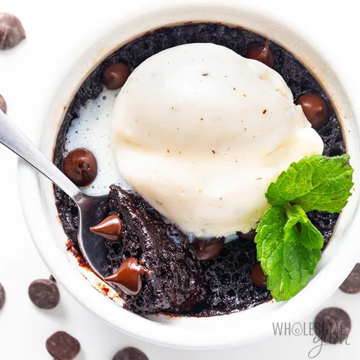 Brownie en taza (Postre saludable en 3 minutos)