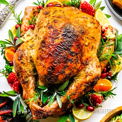 Pavo de Acción de Gracias (Receta fácil y jugosa)