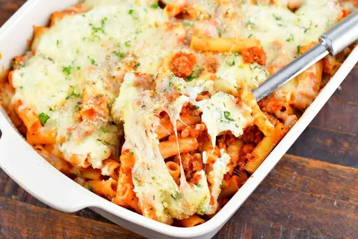 Receta de ziti al horno