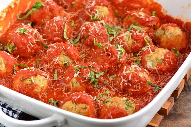 Italian Chicken Meatballs Recipe