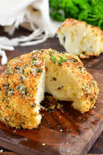 Receta de coliflor entera asada