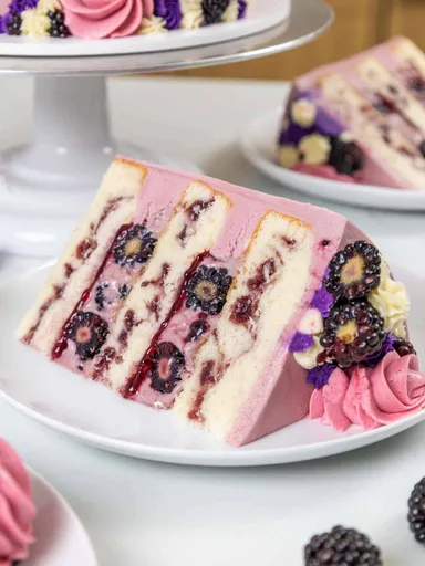 Blackberry Mousse Cake