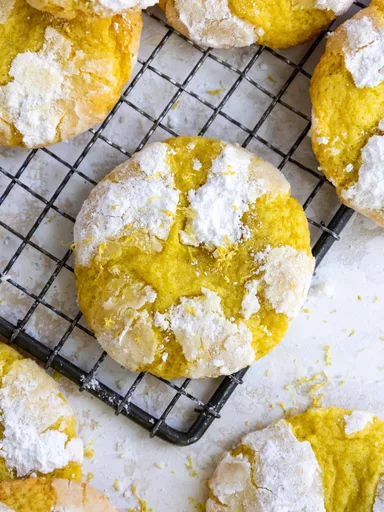 Lemon Crinkle Cookie Recipe