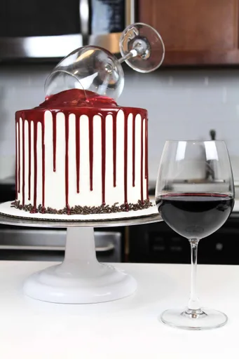 Tarta de chocolate al vino tinto