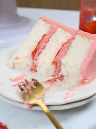 Strawberry Mousse Cake