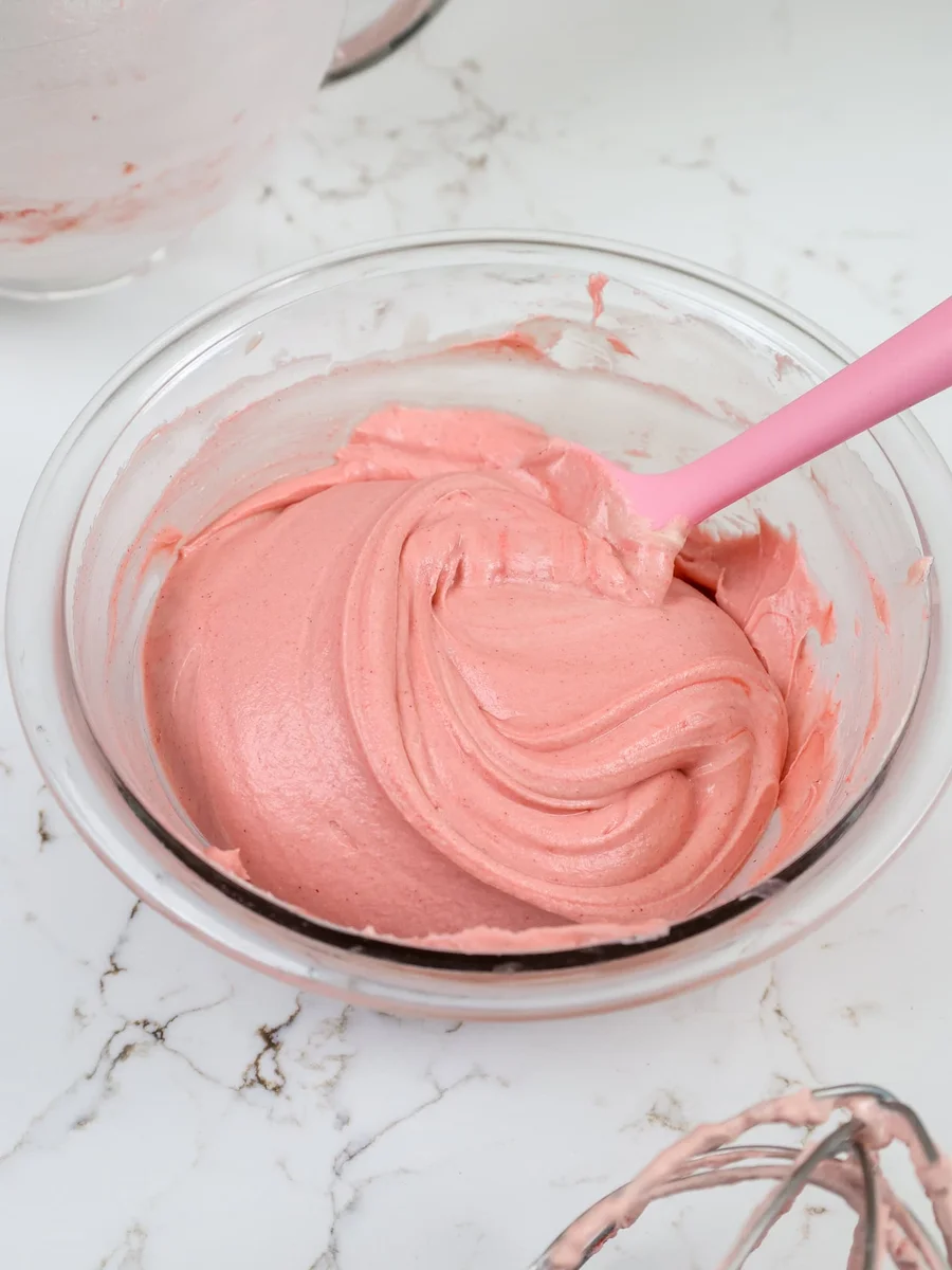 Strawberry Mousse Cake Filling