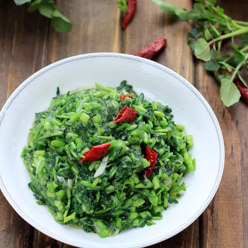 Receta de berros salteados