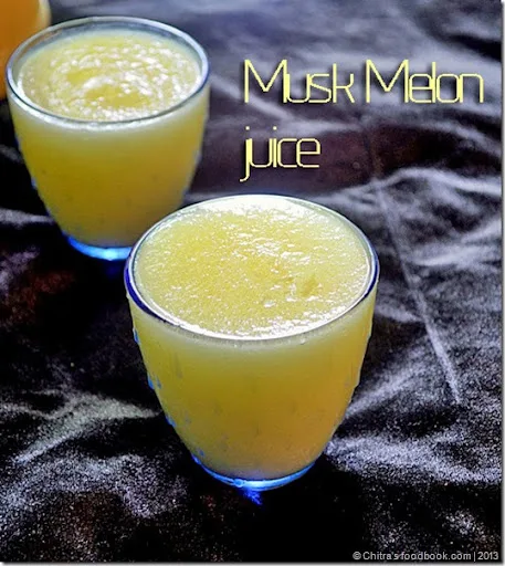 Jugo de melón cantalupo