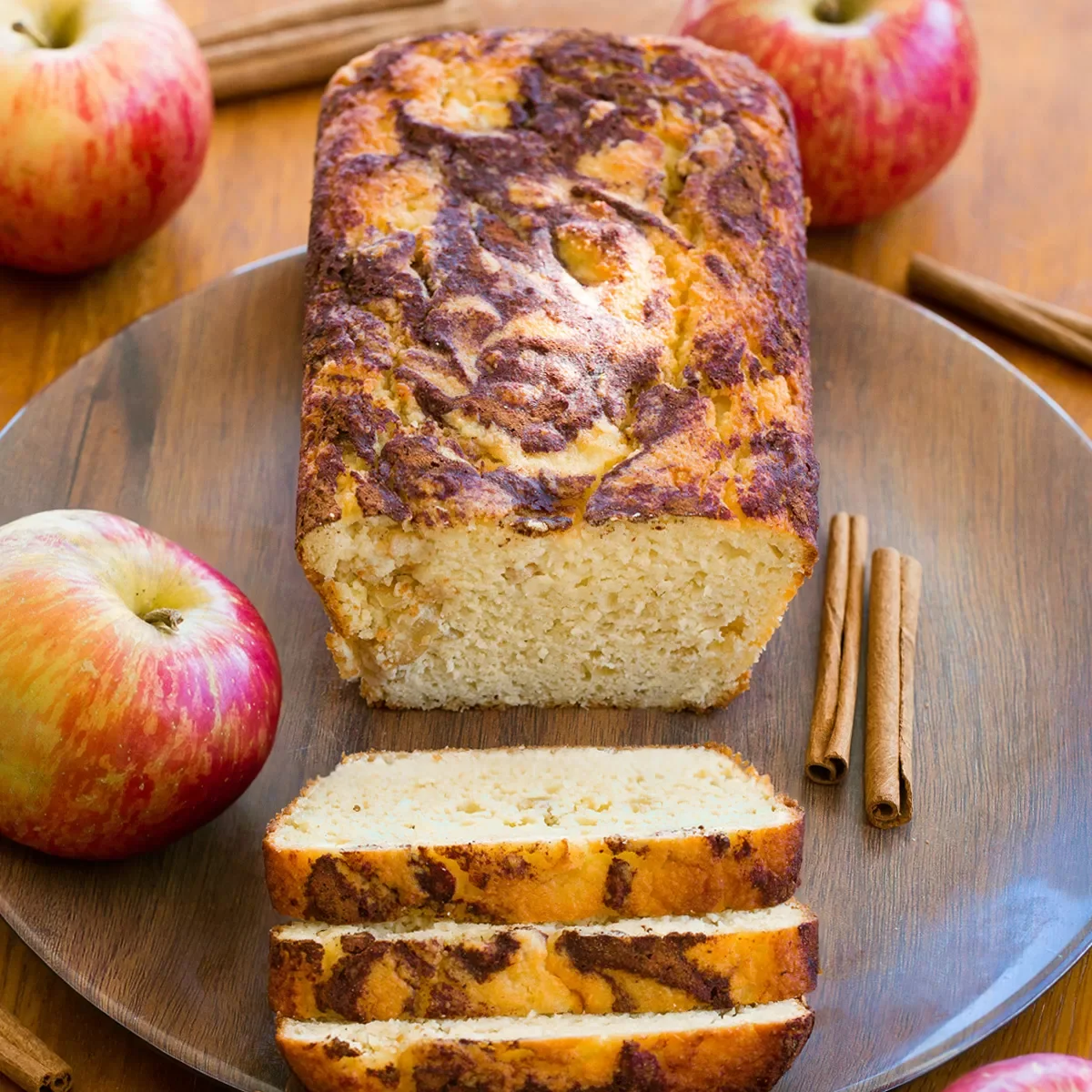Flourless Apple Cinnamon Bread