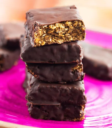 Chocolate Oatmeal Protein Bars