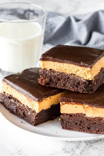 Brownies de mantequilla de maní