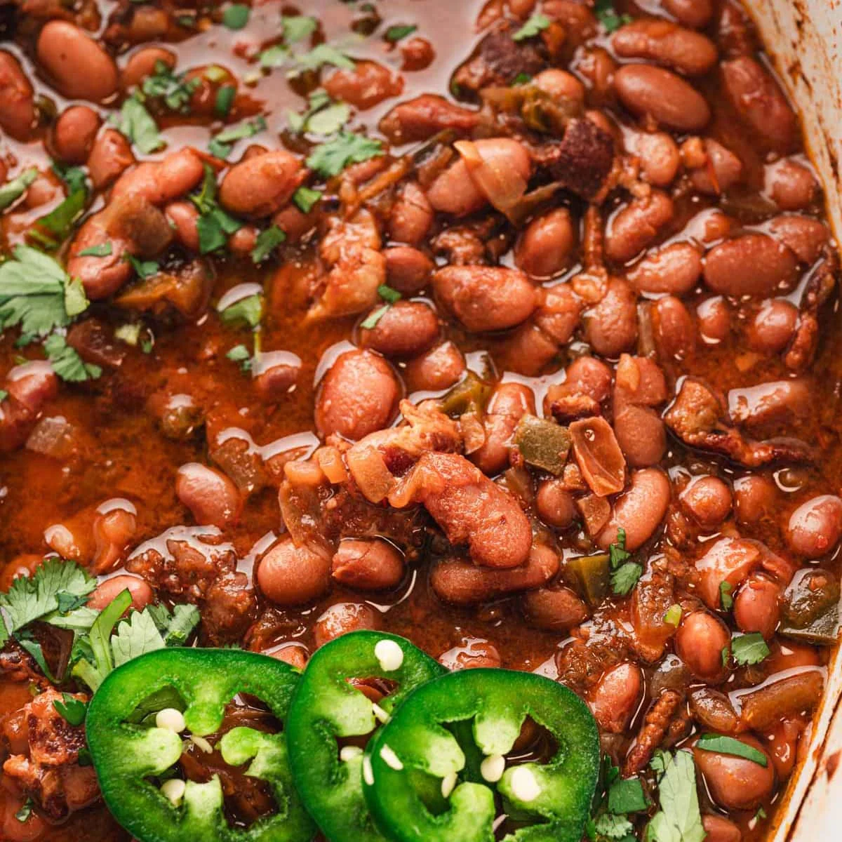 Slow Cooker Mexican Beans