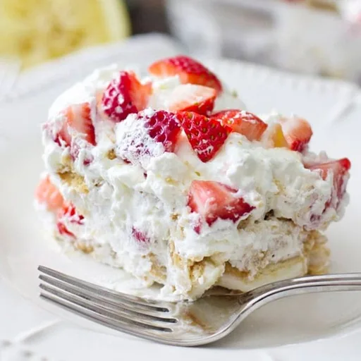 Strawberry Lemonade Ice Box Cake